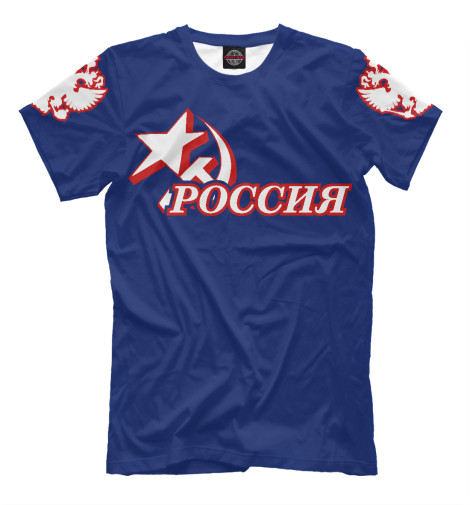 

Мужская футболка Герб России (красный)
