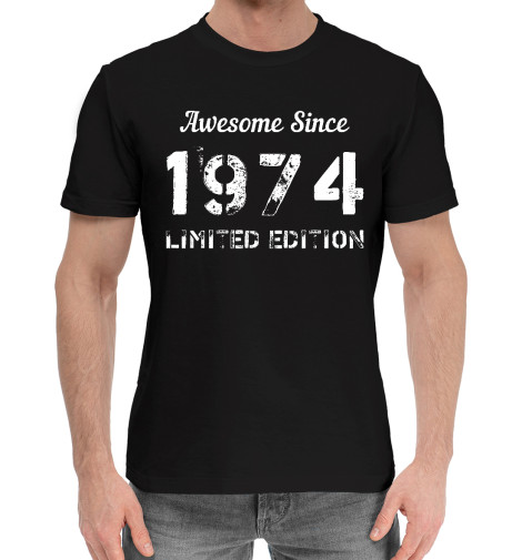 

Мужская хлопковая футболка Awesome Since 1974