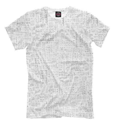 

Мужская футболка Алгебра под рукой