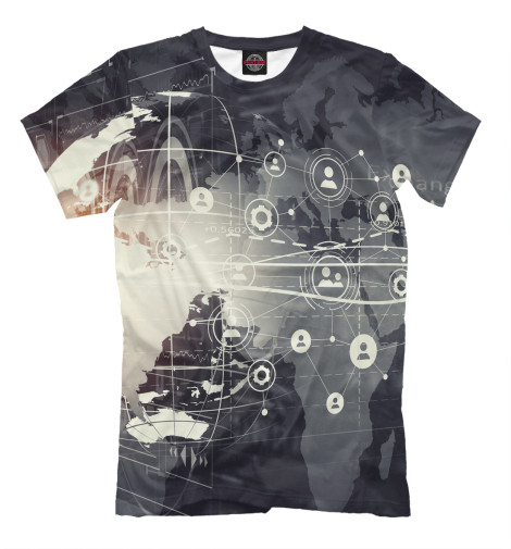 

Мужская футболка Компьютерный стиль