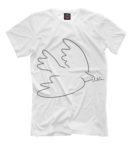 

Мужская футболка Голубь мира Пикассо