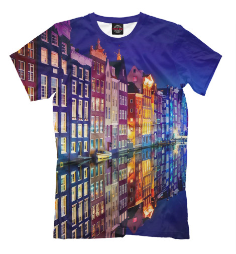 

Мужская футболка Амстердам, Нидерланды