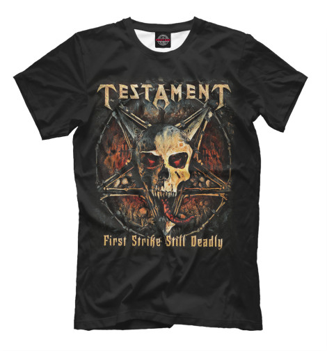 

Мужская футболка Testament
