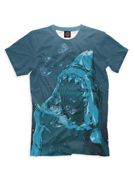 

Мужская футболка Акула