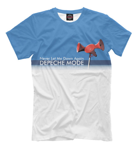 

Мужская футболка Never Let Me Down Again