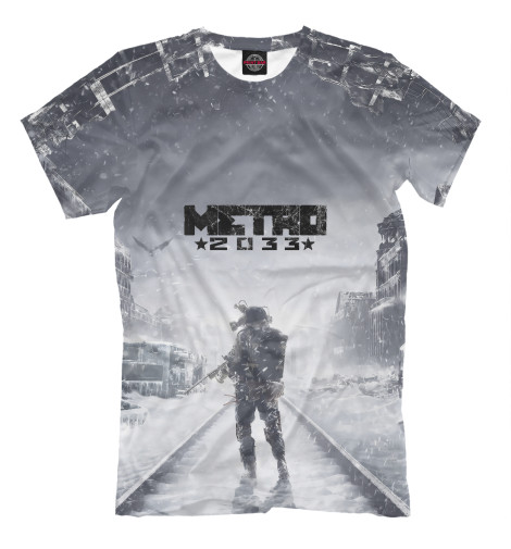 

Мужская футболка Metro 2033 winter