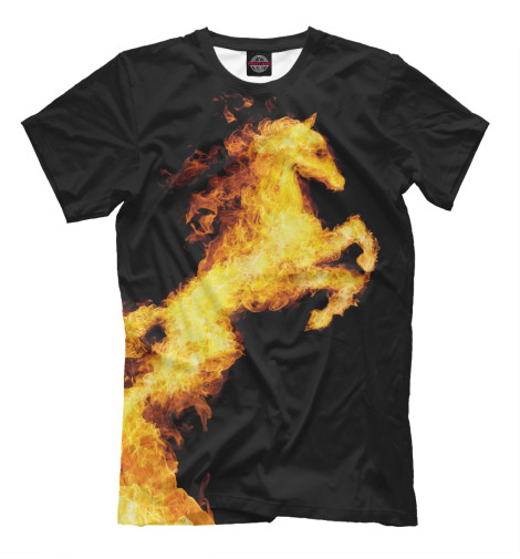 

Мужская футболка Огненный конь