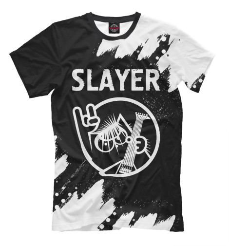 

Мужская футболка Slayer + Кот