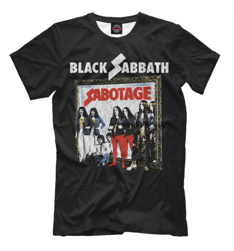 Мужская футболка Black Sabbath  - купить
