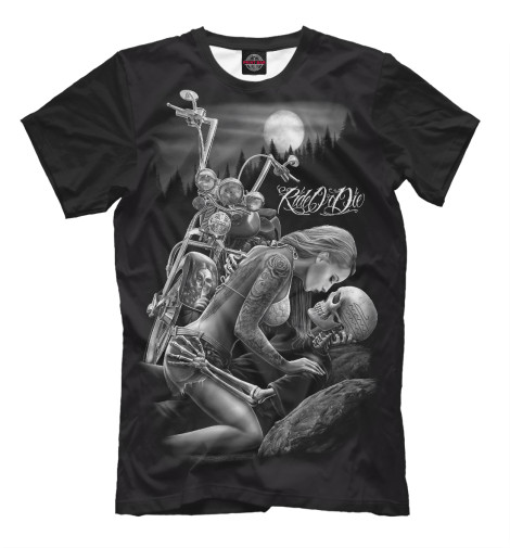 

Мужская футболка Байкер