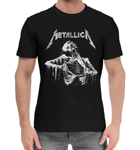 

Мужская хлопковая футболка Metallica