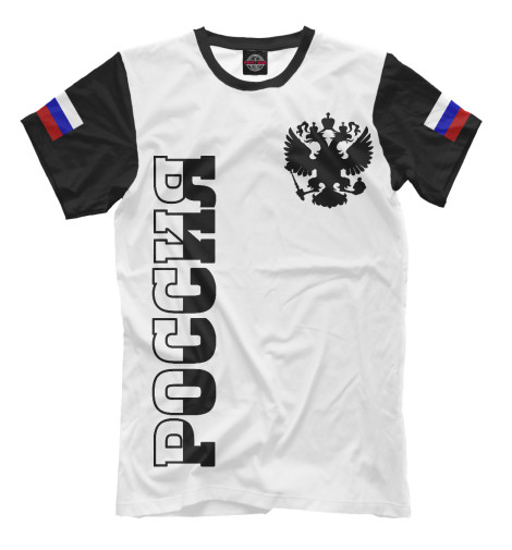 

Мужская футболка Россия (ч/б)