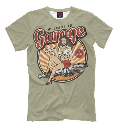 

Мужская футболка Гараж