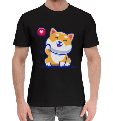 

Мужская хлопковая футболка Собаки