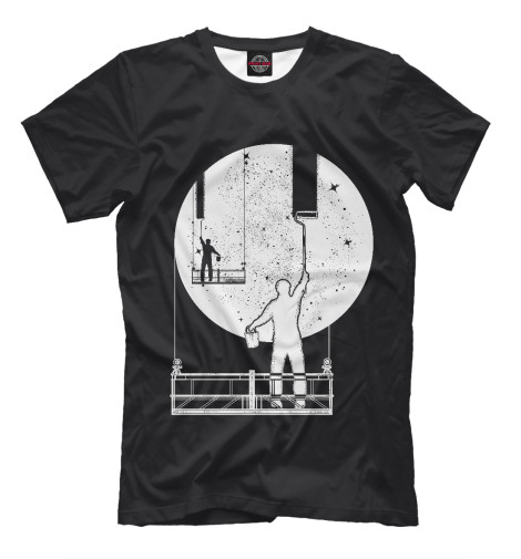 

Мужская футболка Небесные маляры