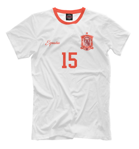 

Мужская футболка Серхио Рамос - Сборная Испании