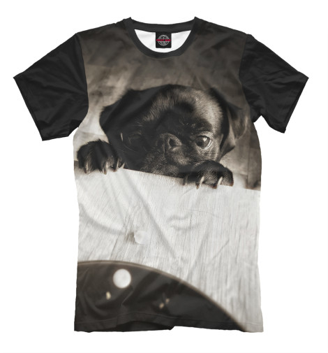 

Мужская футболка Мопсик