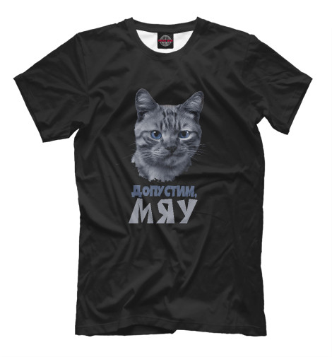 

Мужская футболка Кот не в настроении