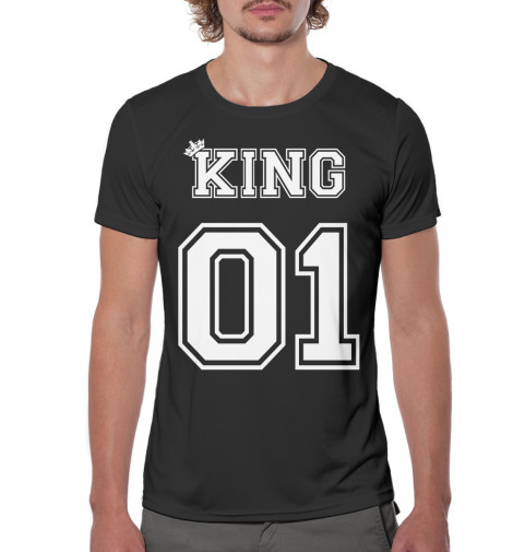 

Мужская футболка King & Queen