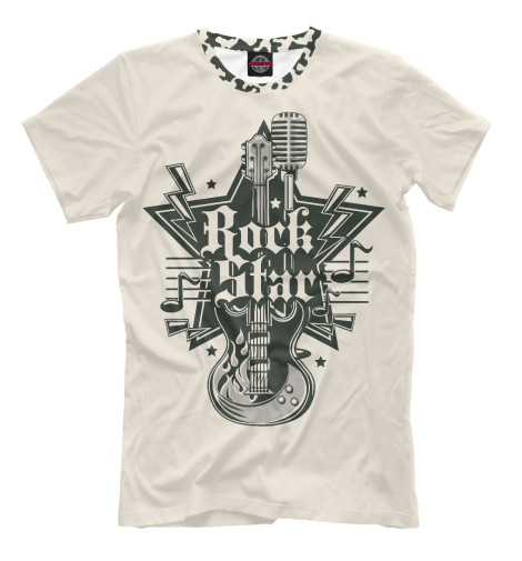 

Мужская футболка Rock star