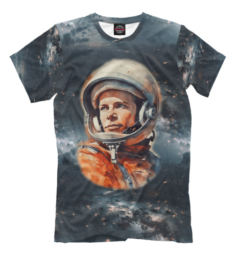 

Мужская футболка Космонавт в скафандре