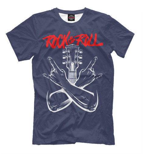Мужская футболка Рок, Rock Music  - купить