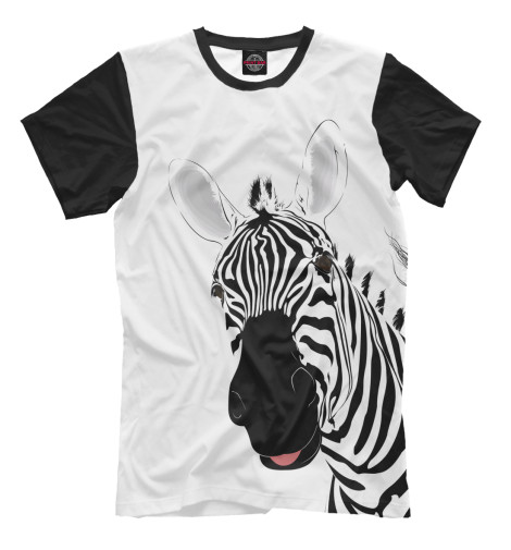 

Мужская футболка Зебра