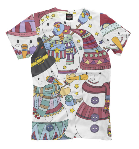 

Мужская футболка Снеговички