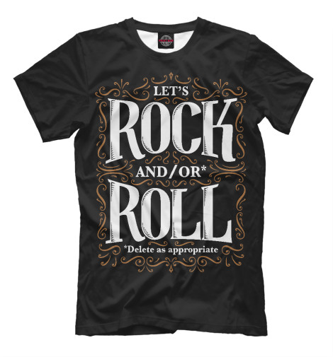 

Мужская футболка Lets Rock