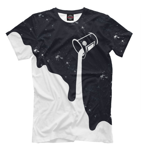 

Мужская футболка Чёрно-белое