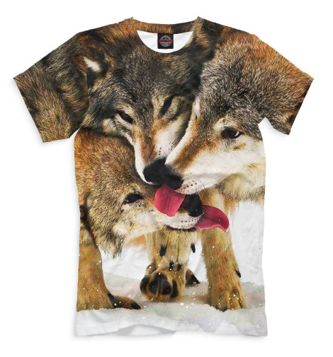 

Мужская футболка Волки