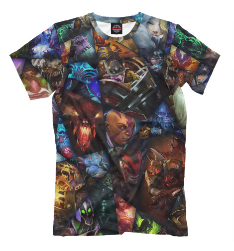 

Мужская футболка Dota 2: All Pick