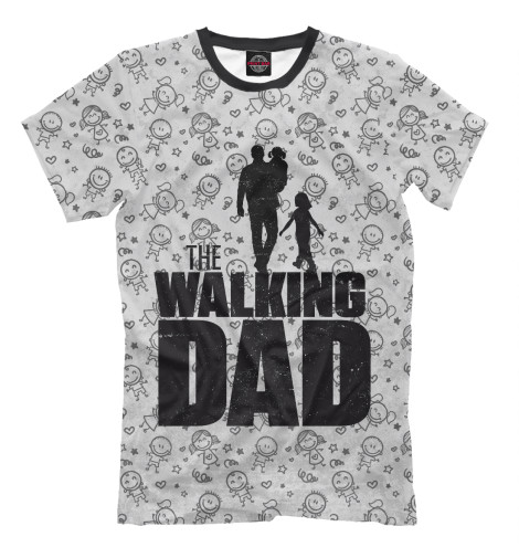 

Мужская футболка Walking Dad