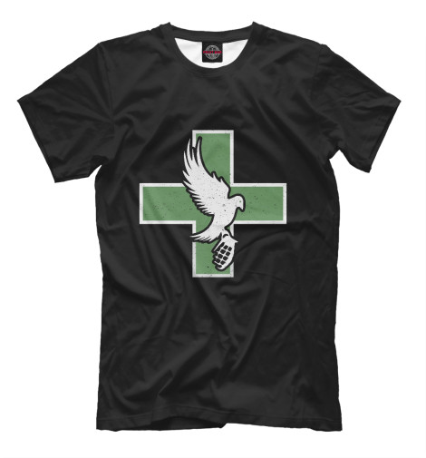 

Мужская футболка Hollywood Undead Dove and Grenade