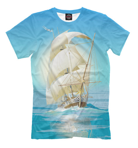 

Мужская футболка Белые паруса