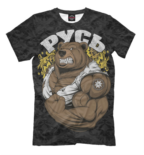

Мужская футболка Медведь русич