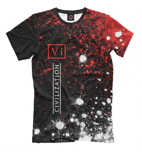 

Мужская футболка Цивилизация 6 / Арт