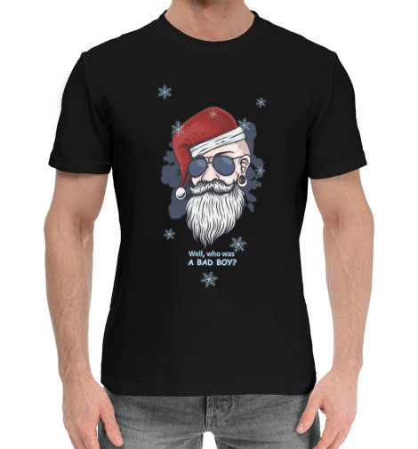 

Мужская хлопковая футболка Who was a bad boy