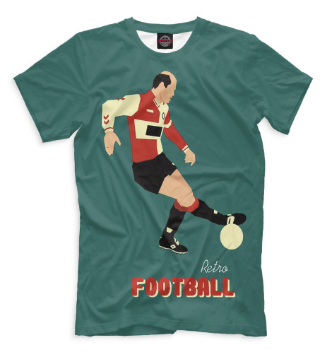 

Мужская футболка Retro football