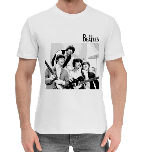 

Мужская хлопковая футболка The Beatles