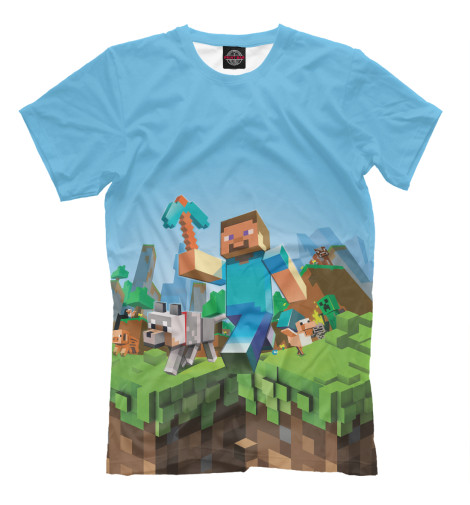 

Мужская футболка Minecraft