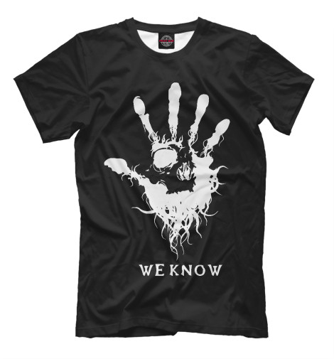 

Мужская футболка Мы знаем