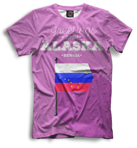 

Мужская футболка Аляска