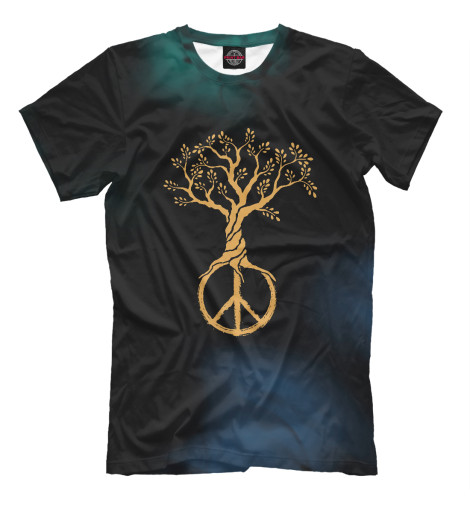 

Мужская футболка Hippie Peace Sign Inclusion