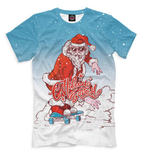 

Мужская футболка С Новым годом