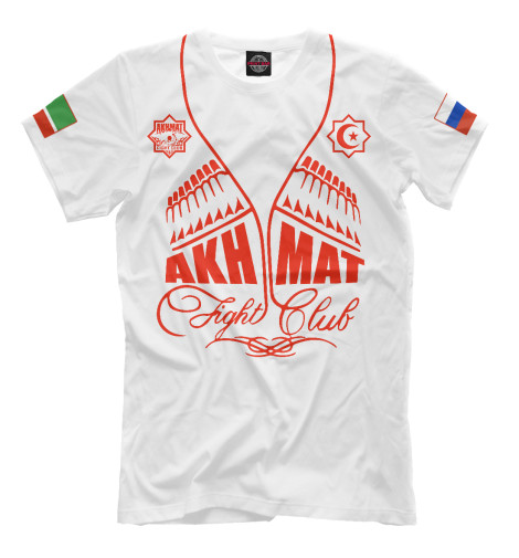 

Мужская футболка Fight Club Akhmat White