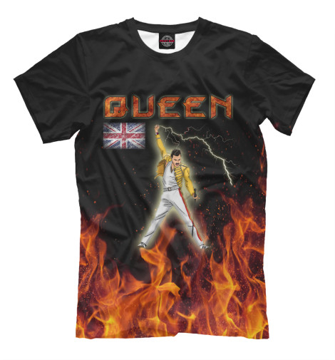 

Мужская футболка Queen & Freddie Mercury