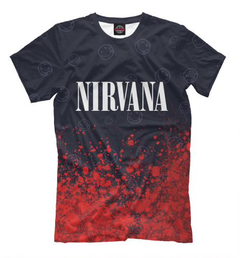 

Мужская футболка Nirvana / Нирвана