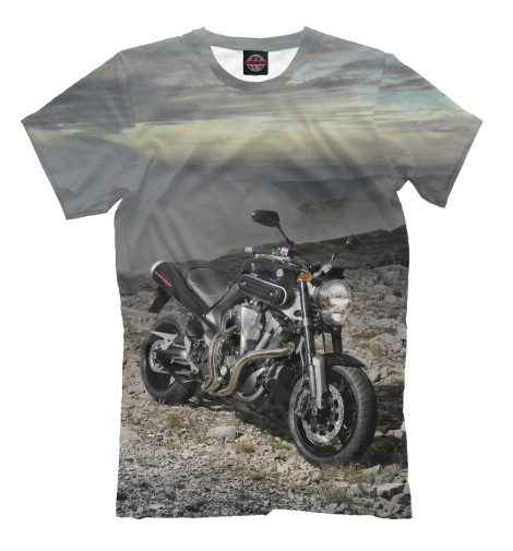 

Мужская футболка Черный Мотоцикл