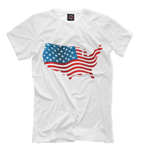 

Мужская футболка Флаг США